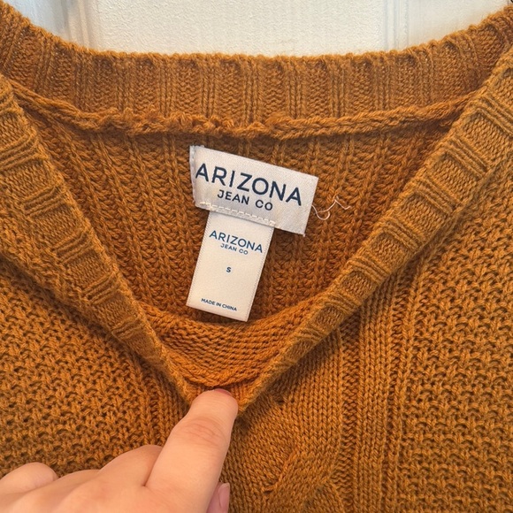 Arizona Jean Company Women's Amber Cable Knit Sweater - Picture 3 of 5